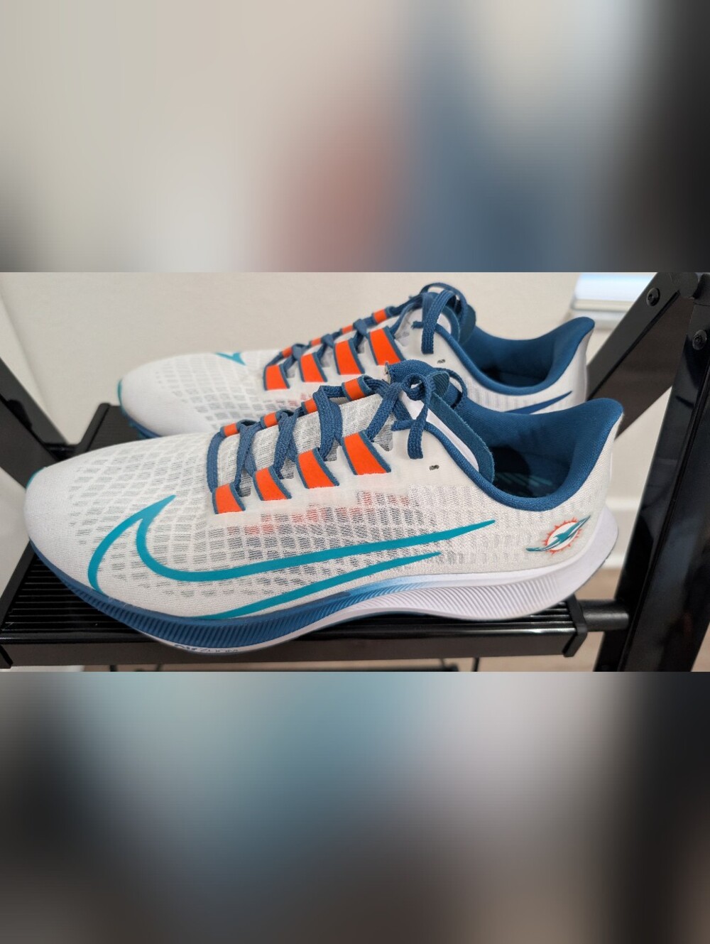 Nike Air Zoom Pegasus 37 Miami Dolphins Edition Size 10